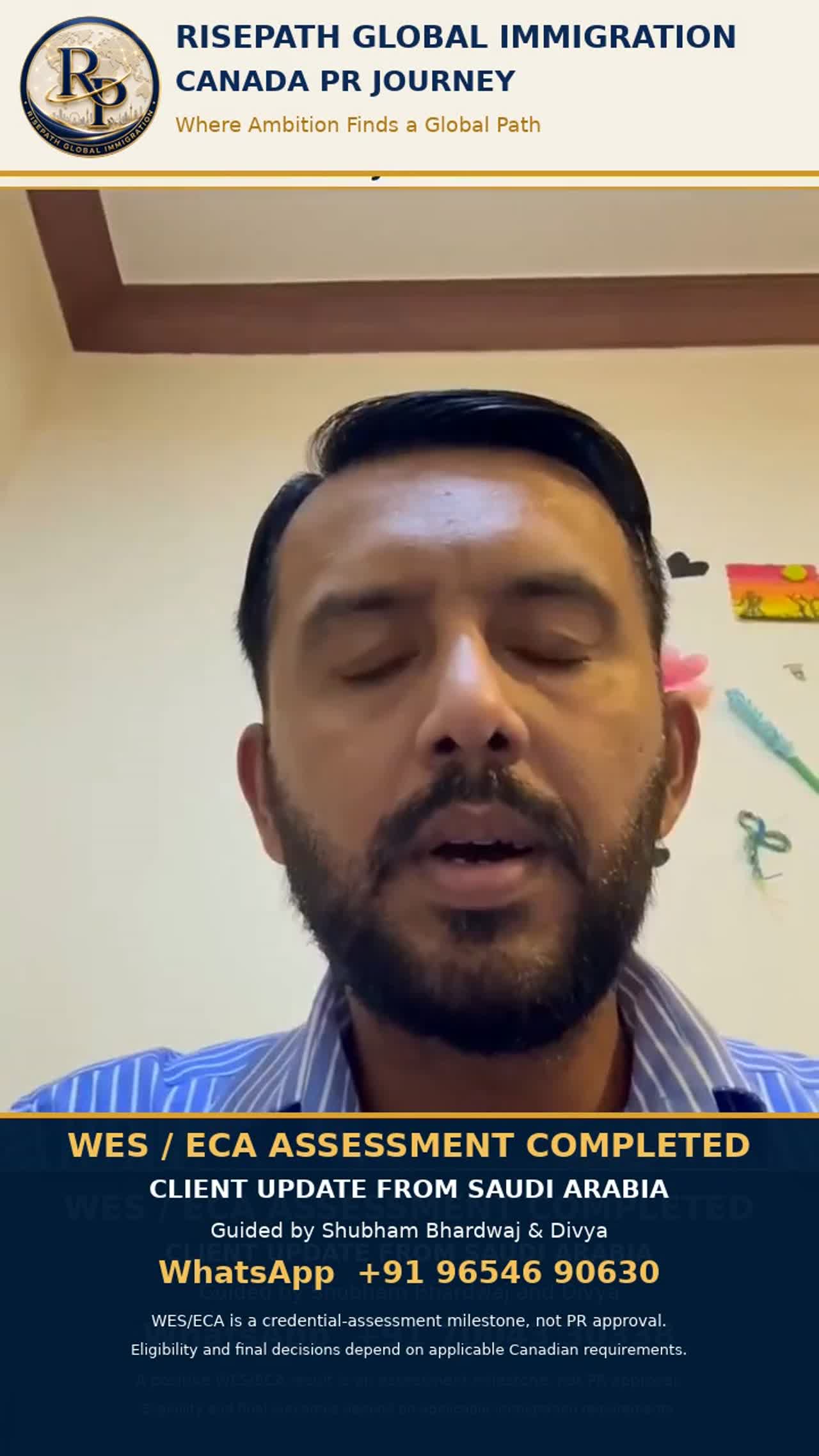 Sai Kiran — New Zealand video testimonial